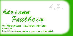 adrienn paulheim business card